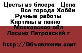 Цветы из бисера › Цена ­ 500 - Все города Хобби. Ручные работы » Картины и панно   . Московская обл.,Лосино-Петровский г.